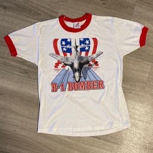 Vintage Jerzees B-1 Bomber T-shirt